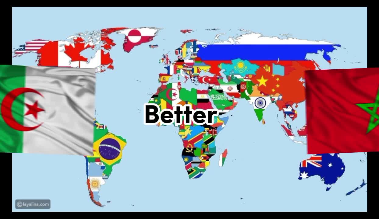 Algeria vs marocco part 2 - comparation