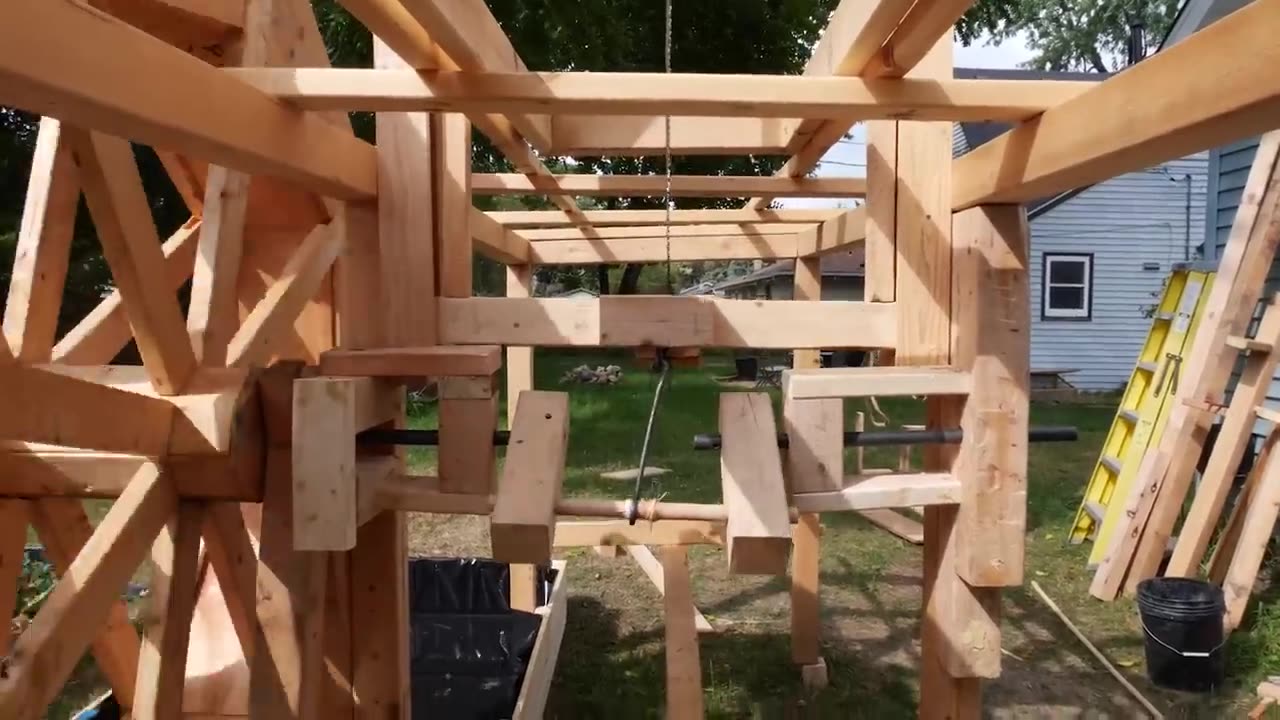 I Built DaVinci's Saw Mill