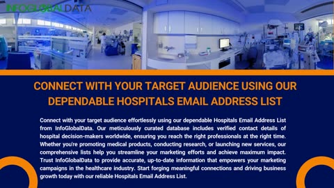 Boost Your Business Revenue with the Hospital Mailing List