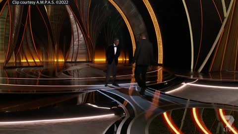 **Uncensored** Will Smith smacks Chris Rock on stage at the Oscars