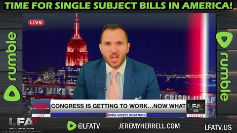 LFA TV CLIP: WE NEED A SINGLE SUBJECT RULE!