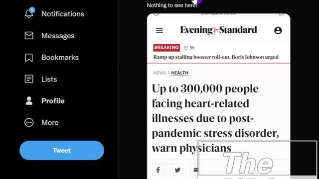 Lying Media Claims Heart Issues Are Due To Pandemy Stress