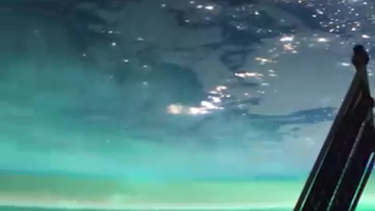 Northern lights seen from the international space station