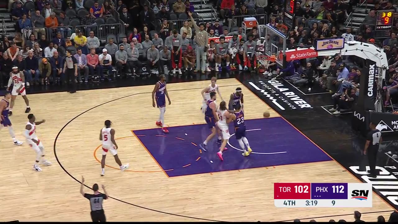 Quickley sets records! 16 Assists for Him, Triple by Barrett! Raptors-Suns