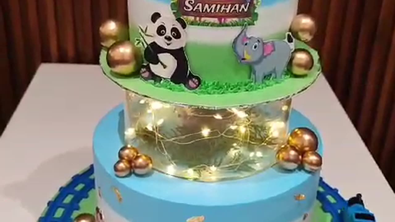 Jungle Theme cake for kids Birthday