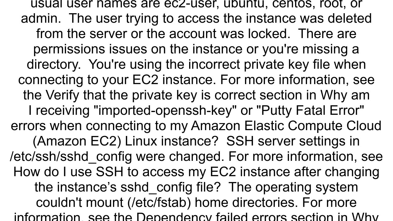 Connect to EC2 instance with PuTTY server refuses key