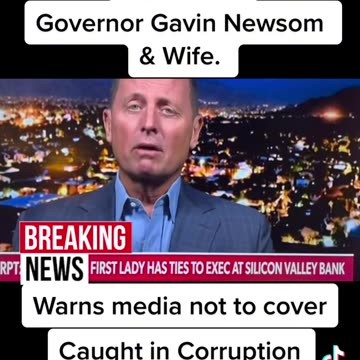 Newsom's wife in trouble.