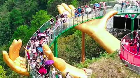 Amazing Scenery - Hazardous Entertainment in China#shorts #china #views