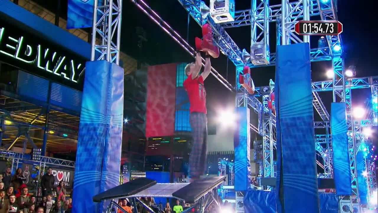 John Loobey at the Daytona Beach Qualifiers - American Ninja Warrior 2017