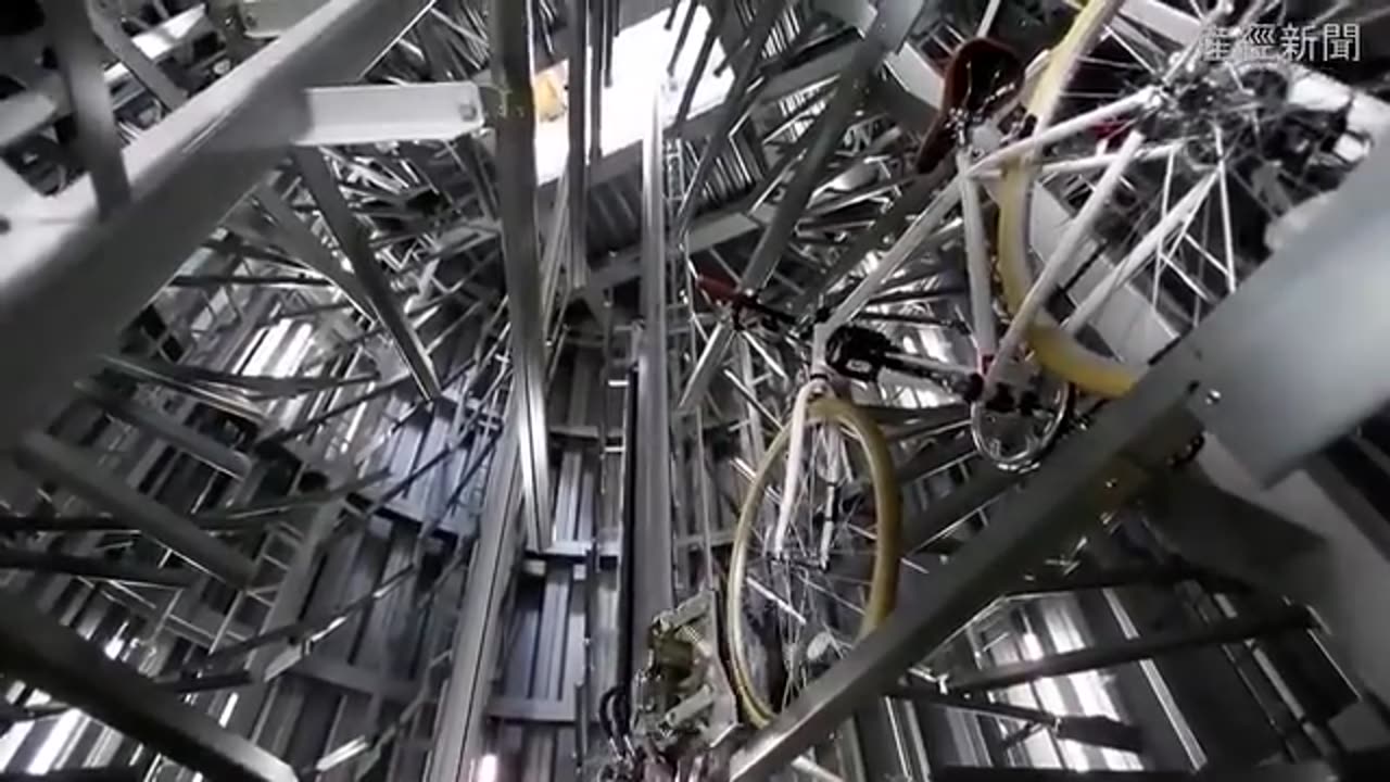 Incredible Underground Bicycle Parking Facility in Japan