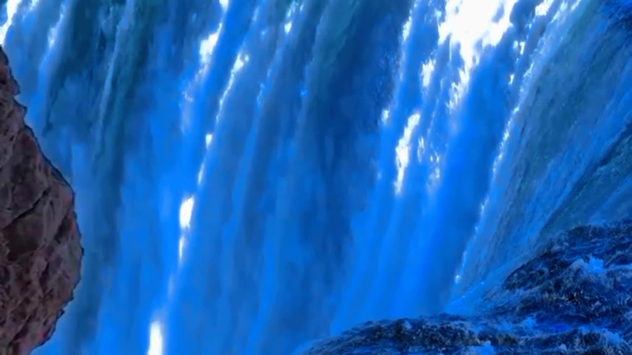 Waterfall beautiful nature video