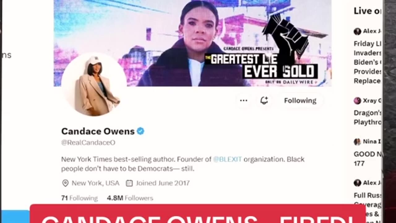 Daily Wire FIRES Candace Owens~Then Things Take A SHOCKING TWIST~ Big Con Gets EXPOSED!