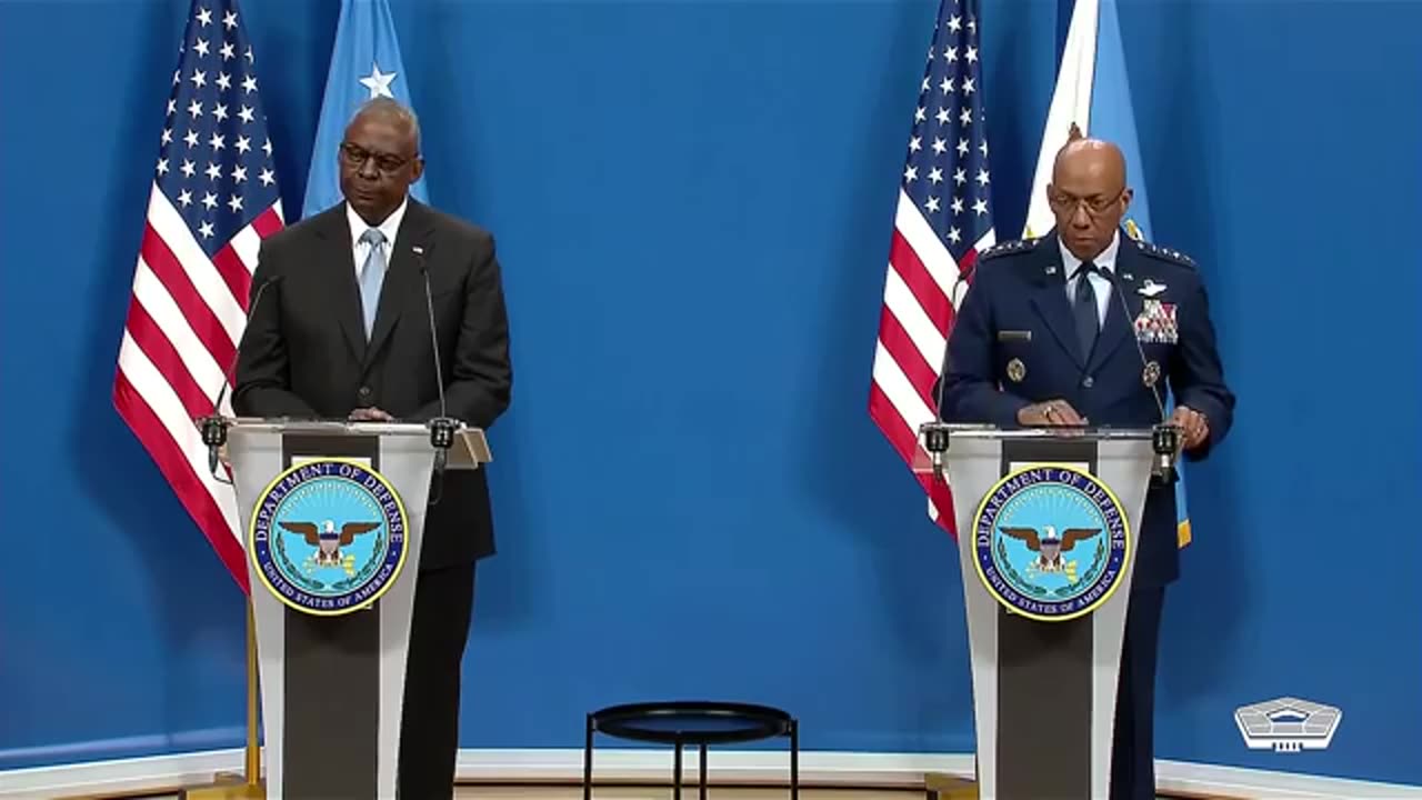 US Defense Officials Address Ukraine Crisis In Crisis in.urgent Press. Conference