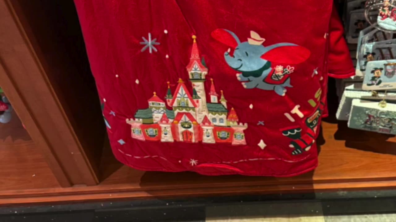 Disney Parks Castle Christmas Tree Skirt #shorts