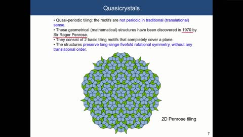 Part 2:- Quasi Crystals