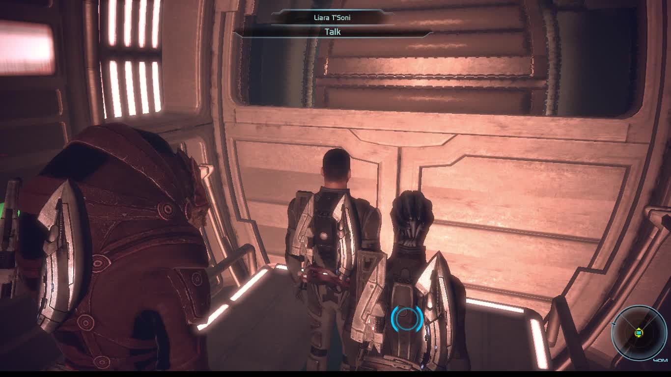 Shepard Crew Trying To Get The Maintenance Area In Binary Helix Mass Effect Mod Game-play