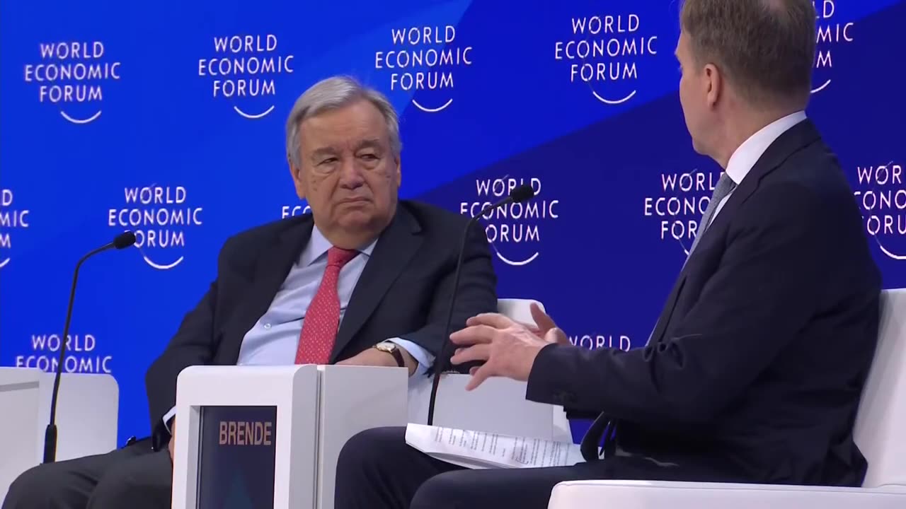 Guterres addresses the World Economic Forum Davos 2024