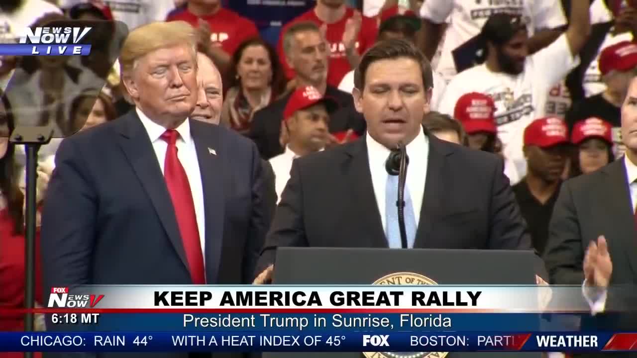 Trump Clears the Air About DeSantis Drama at Miami Rally