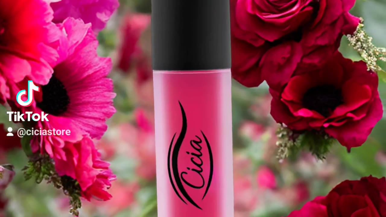 Cicia Premium Pink Lip Oil - Cherry Moisturizing and Nourishing Glossy Finish | Lip Care Treatment