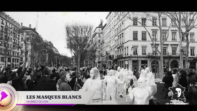 Les MAsques Blancs Au carnaval Libert'air le 13 mars 2021