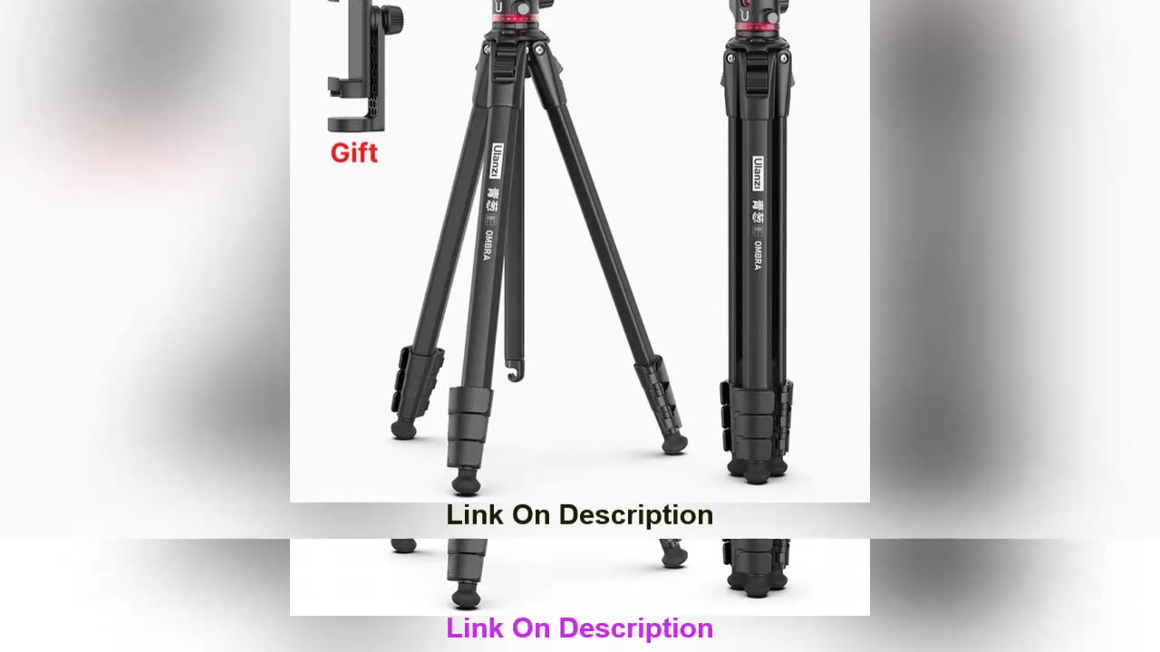 Best Seller Ulanzi OMBRA Travel Tripod Aluminum Alloy M