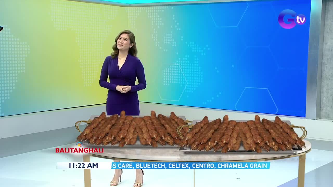 Ibinibentang Banana Cue sa Nasugbu, Batangas, 5-7 saging ang nakatusok