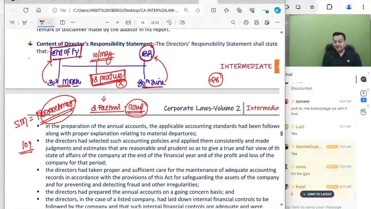 Accounts of companies Part-4