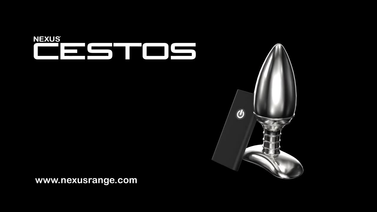 Cestos Aluminum Vibrating Remote Controlled Butt Plug