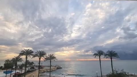 Sunset in lebanon