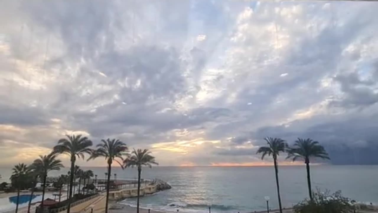 Sunset in lebanon