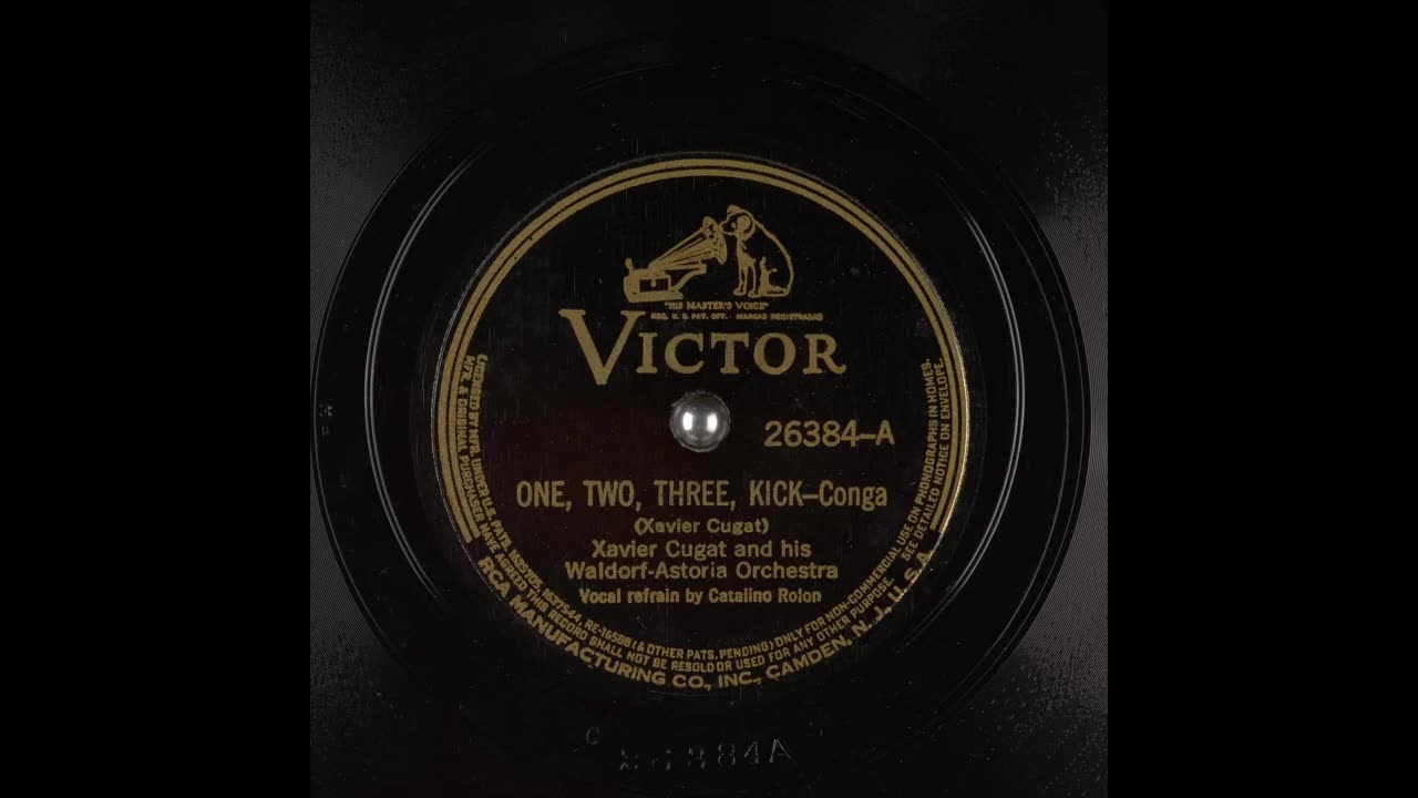 One, Two, Three, Kick by Xavier Cugat and his Waldorf Astoria Orchestra