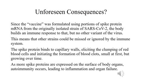 The Flow of Genetic Information and the "Vaccine"