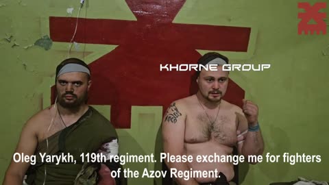 Captured Russian paratroopers from the city of Ryazan