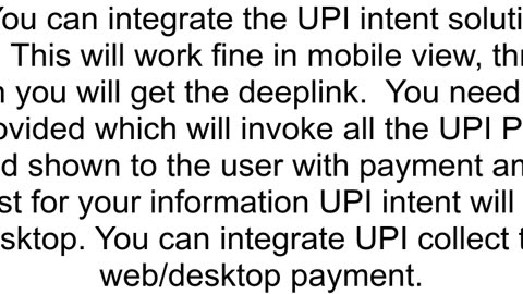 Loading UPI app with VPA amp AMOUNT from browser