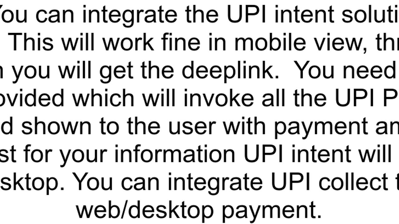 Loading UPI app with VPA amp AMOUNT from browser