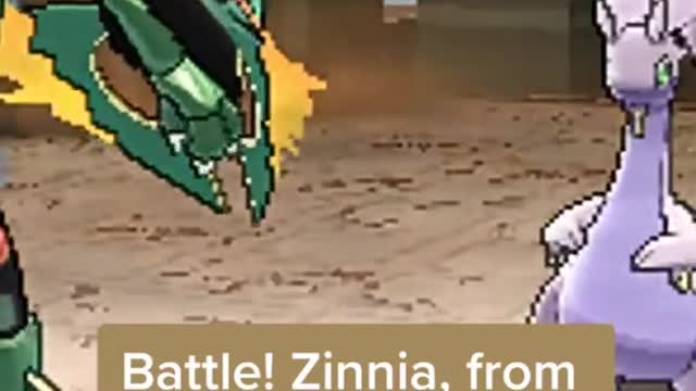 Battle! Zinnia, from Pokemon Omega Ruby and Alpha Sapphire.
