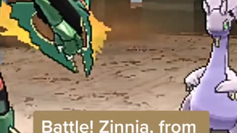 Battle! Zinnia, from Pokemon Omega Ruby and Alpha Sapphire.