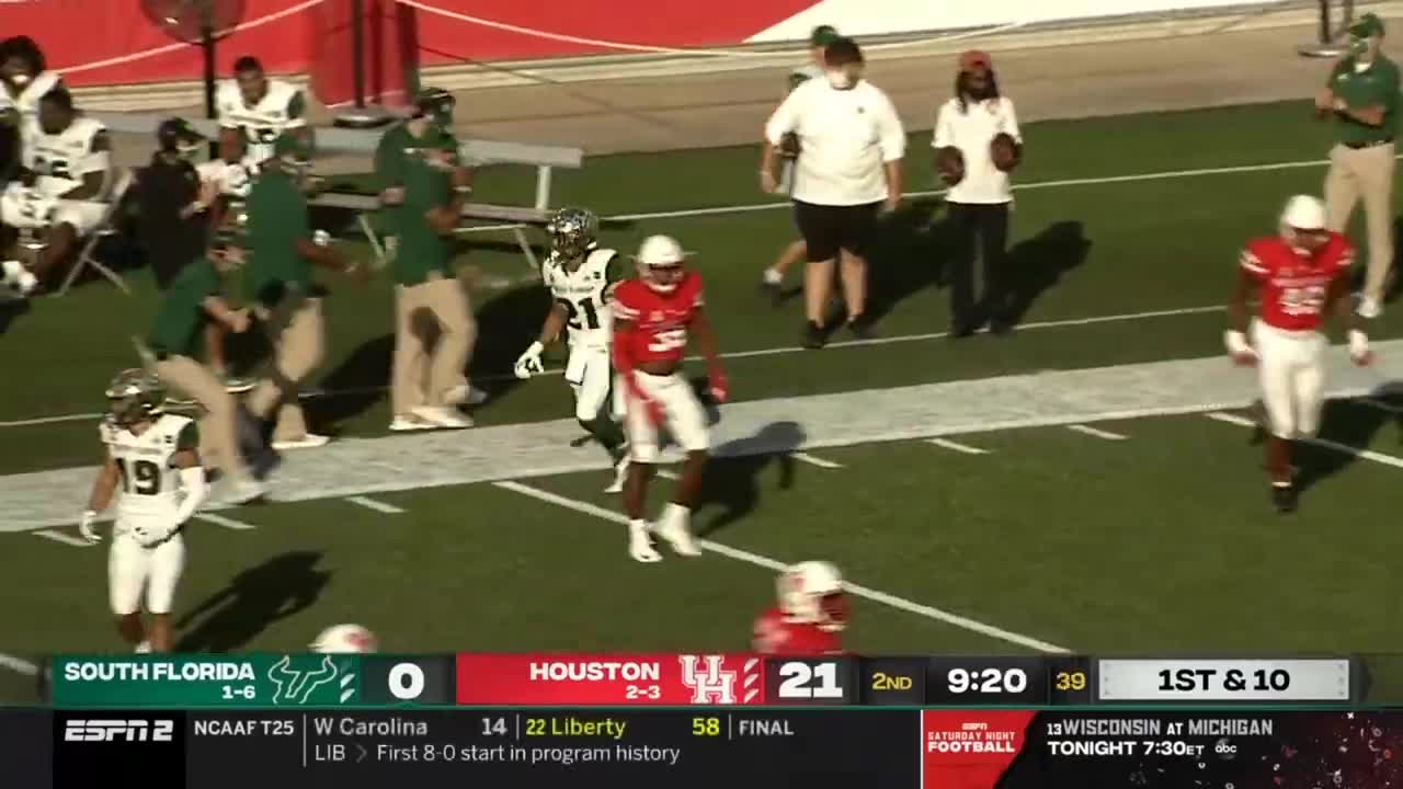 USF vs Houston Week 11 2020 College Football Highlights