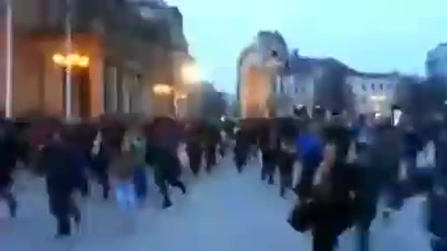 Scene di Panico in Ucraina: Riprese