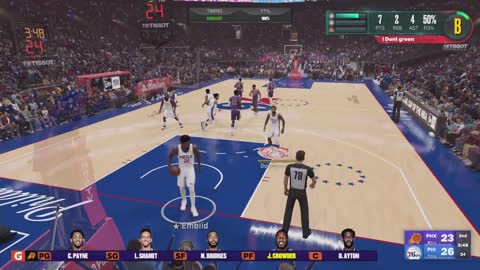 I hit a white in Nba 2k23