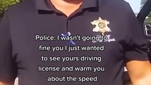 Police officer pulls over sheriff for speeding 🚨👮