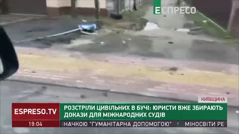 All the world's media are replicating staged footage of the Ukrainian psyop unit from Bucha, where allegedly the Russian military massacred civilians