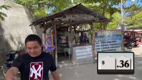 White Beach in Moalboal, Philippines