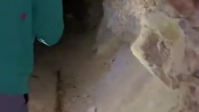 Friends Explore Cave Near Their Cabin And Run Out