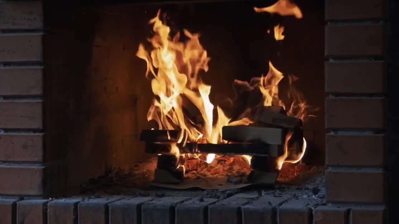 THE BEST RELAXING FIREPLACE, CRACKLING SOUNDS, CHEMINÉE DÉTENTE, AVEC DES BRUITS DE FEU CRACKLING