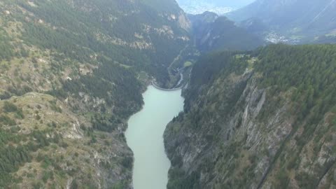 Swiss Landscape - Aletsch Glacier _ Drone View _ Belalp