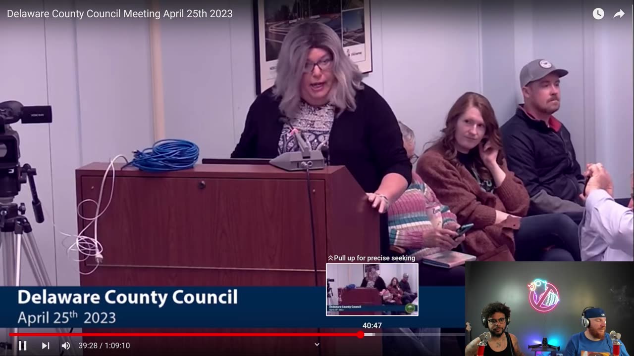 Ryan Webb Delaware County Council GOES WOKE!!!