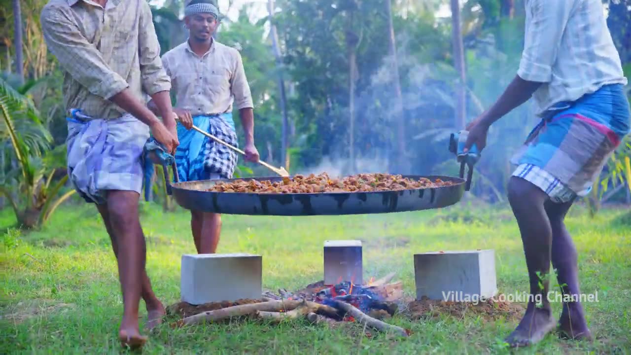 "2000 CHICKEN GIZZARDS _ Chicken Gizzard Fry Recipe Cooking In Village _ Chicken Parts Recipe"