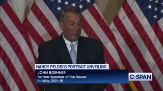 Boehner Cries While Telling Nancy Pelosi How Much His Daughters ‘Admire’ Her