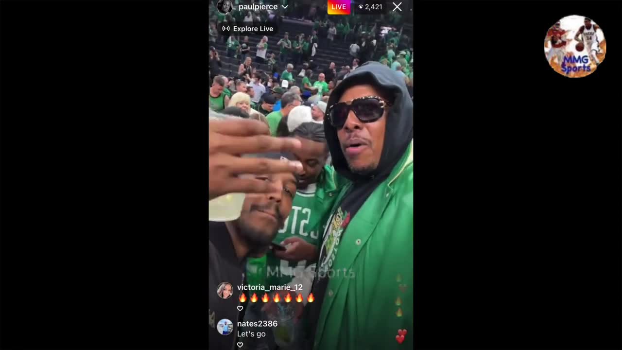 Paul Pierce CHIRPS at Warriors Fans after Celtics Win Game 3